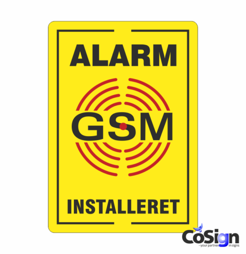 AL 39 GSM klistermærke