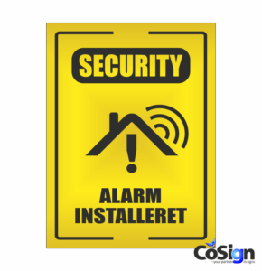 AL51-Reflex GUL security Alarm skilt