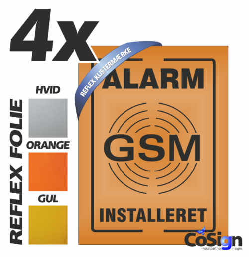 GSM39 klistermærker REFLEX